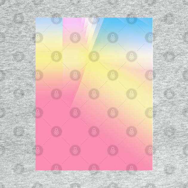 Aesthetic Rainbow Fade ∆∆∆ Original Abstract Wall Art by DankFutura